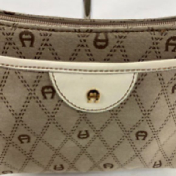Etienne Aigner Beige Women's Adjustable Strap Crossbody Shoulder Bag with Wallet - Picture 3 of 7